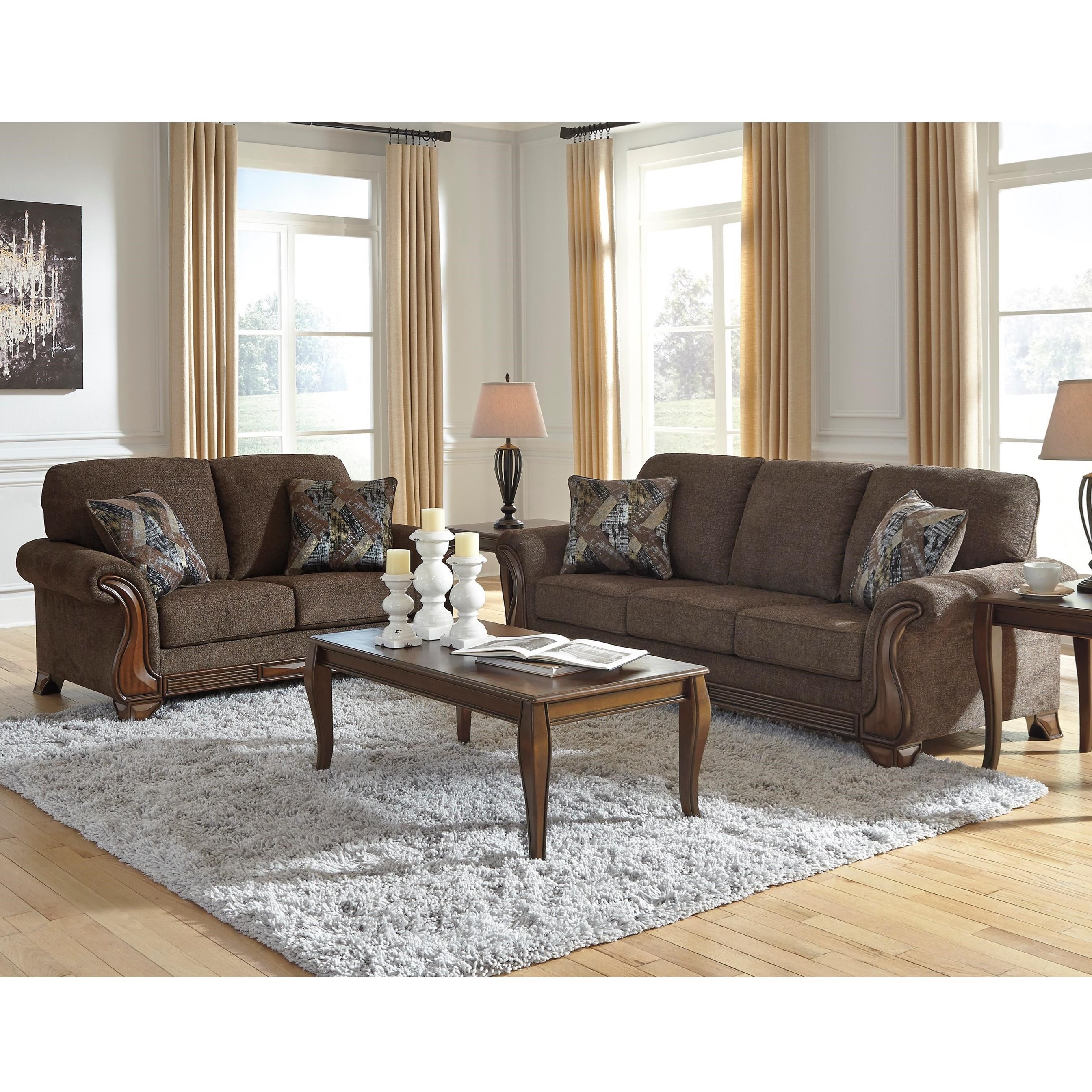 Benchcraft by Ashley Miltonwood Living Room Group Royal Furniture Stationary Living Room Groups